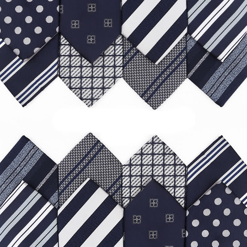 Men's Marine Blue Series Office Necktie - image 0