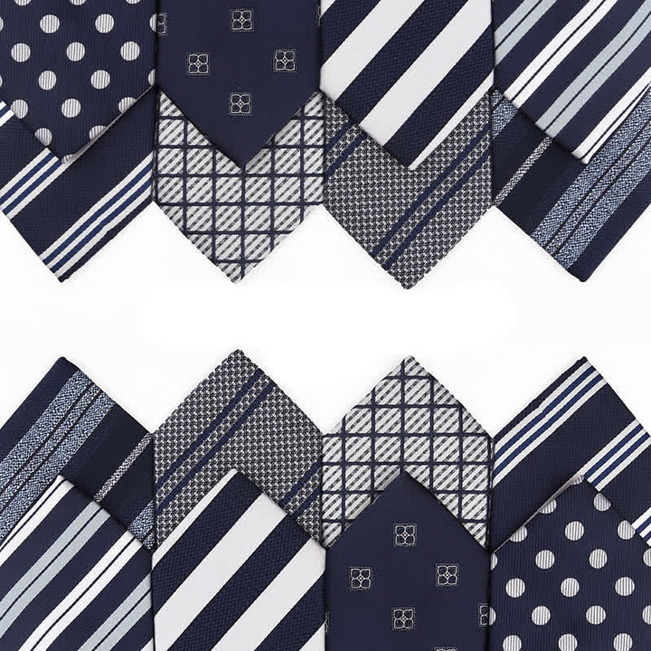 Men's Marine Blue Series Office Necktie - image 0