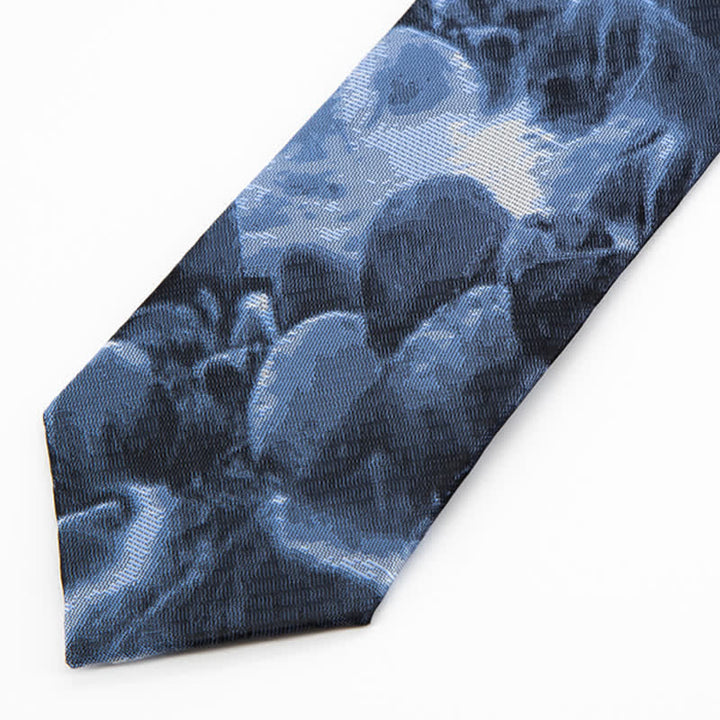 Men's Abstract Dark Blue Dreamworld Necktie