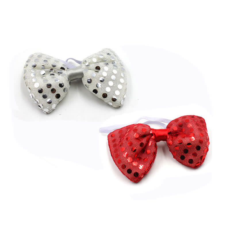 Men's Sweet Sequin LED Bow Tie