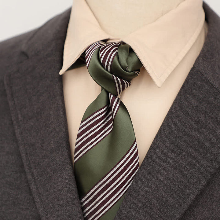 Men's Quiet Spring Green Necktie