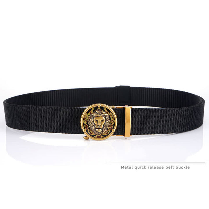 Men's Jungle Lion King Nylon Belt