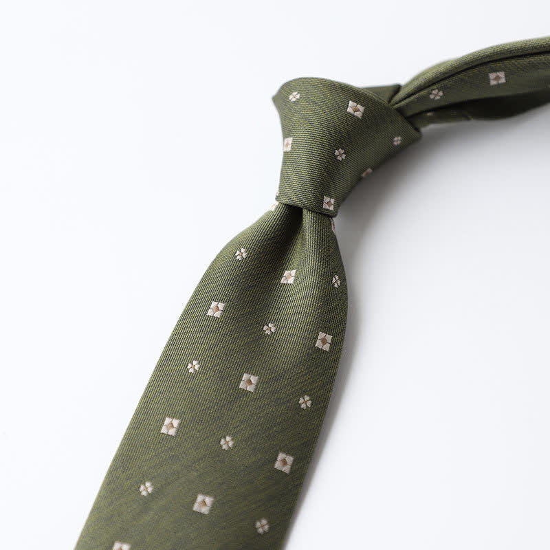 Men's Quiet Spring Green Necktie