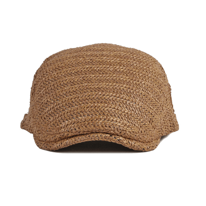 Summer Sunshade Weave Beret Cap - image 6