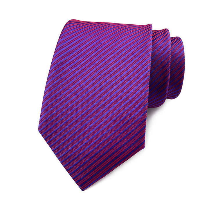 Men's Solid Color Discreet Twill Work Necktie