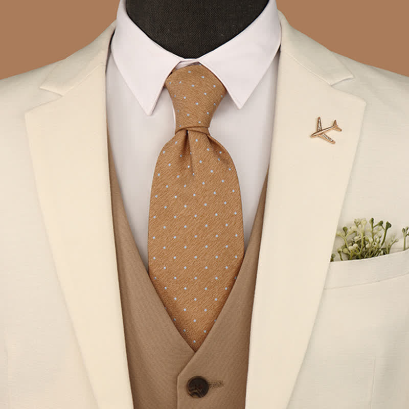 Men's Modern Micro Polka Dots Necktie - image 0