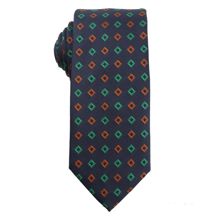 Men's Artsy Jasper Turquoise Series Necktie - Square - image 2