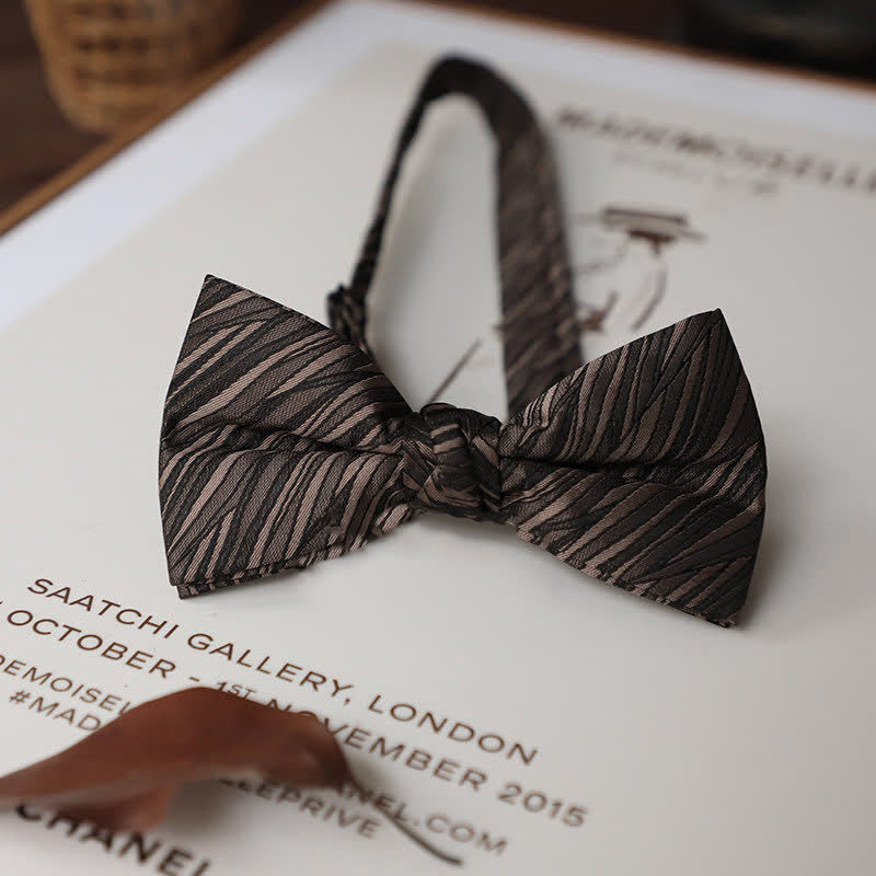 Men's Delicate Vintage Plain Bow Tie