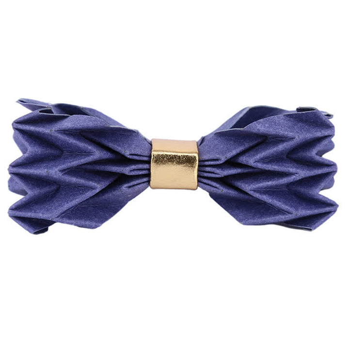 Men's Creative Environmental Kraft Paper Bow Tie